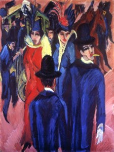 Kirchner Berlin Street Scene