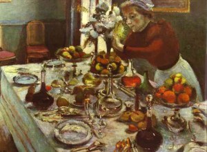 Dinner table servant