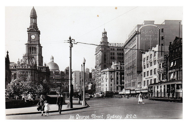 Sydney Town Hall Back when ....
