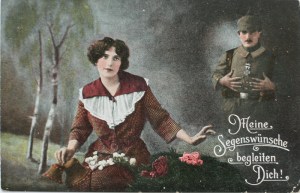 WWI_Postcard german soldier