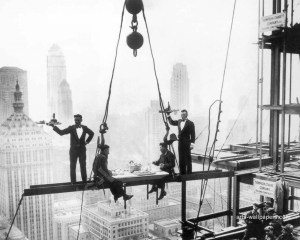 New York Waiters on Building site