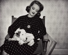 Bette Davis & pet
