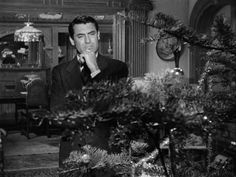 Cary Grant and Christmas tree