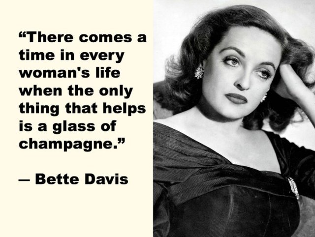 Bette and champaign