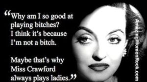 Bette Davis on Crawford