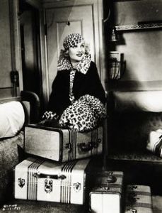 Carol Lomabard and baggage