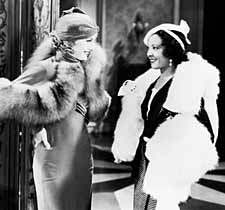 Thersa Harris and Barbara Stanwyck