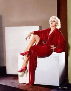 Jean Harlow 'That Red Dress'