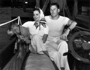 Errol Flynn and Lili Damita