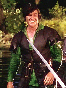 Errol Flynn as Robin Hood