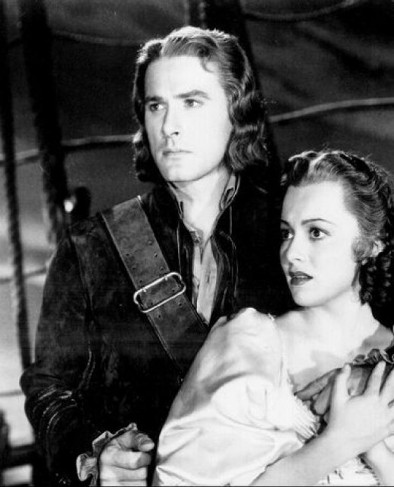 Errol flynn and De Havilland 'Captain Blood'